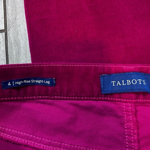 Talbots Pink High Rise Straight Leg Womens Size 4 - Picture 5 of 7